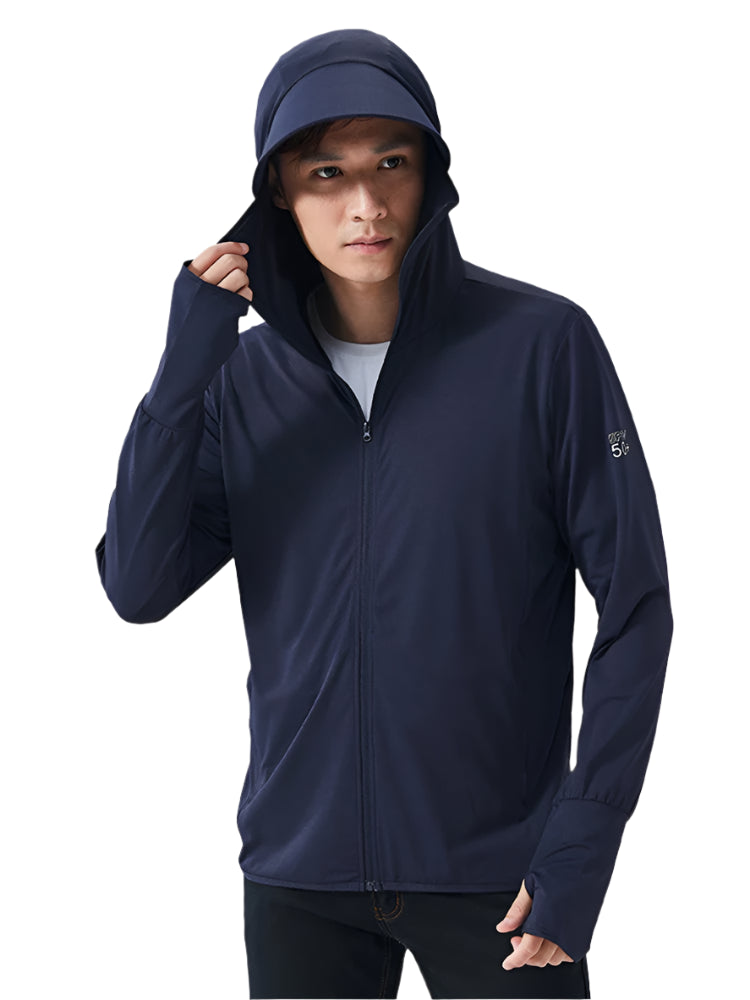 Summer UPF 50+ UV Sun Protection Skin Coats Men Ultra-Light Sportswear Hooded Outwear Men Windbreaker Casual Jackets - Beyond Base Camp