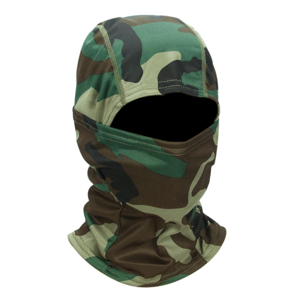 Camouflage Balaclava Cap Outdoor Sunscreen Breathable Full Face Mask Bicycle Motorcycle Helmet Inner Cap Men Women Cycling Mask - Beyond Base Camp