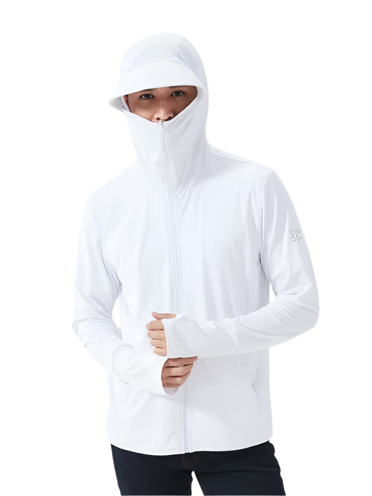Summer UPF 50+ UV Sun Protection Skin Coats Men Ultra-Light Sportswear Hooded Outwear Men Windbreaker Casual Jackets - Beyond Base Camp