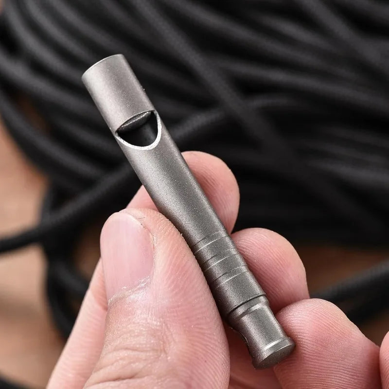 Titanium Survival Whistle – Loud & Lightweight - Beyond Base Camp