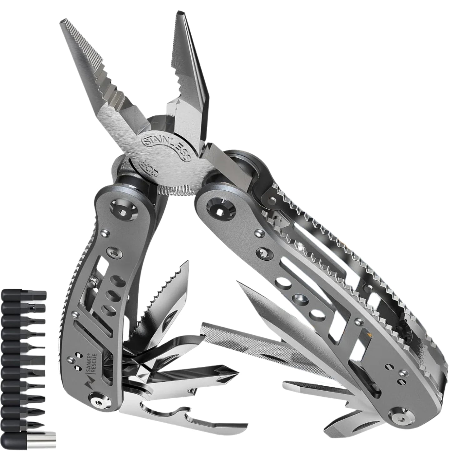 Multitool 24-in-1 Multitools Pliers with Professional Multi-tool for Survival Camping and Hunting Gifts for Men Dad Hus band - Beyond Base Camp
