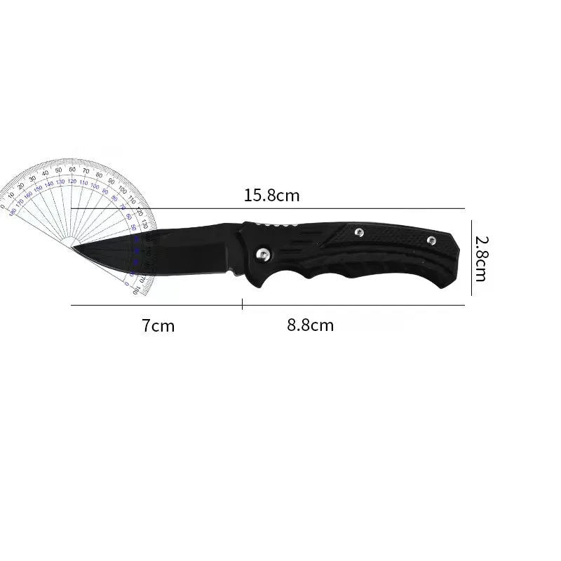 Outdoor non-slip stainless steel camping knife sharp high hardness folding knife carry portable knife fruit knife - Beyond Base Camp