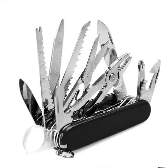 17 in 1 Multi tool Pocket Knife Portable Folding knife Stainless Steel Pocket Camping Pliers Knife Multifunctional Folding Knife - Beyond Base Camp