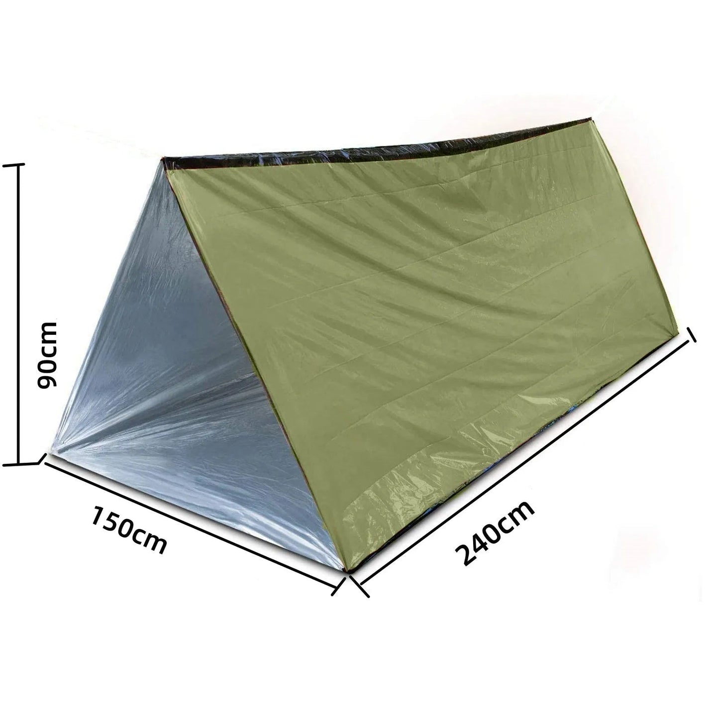 Kompakt 2 Fős vészhelyzeti mylar sátor - Beyond Base Camp