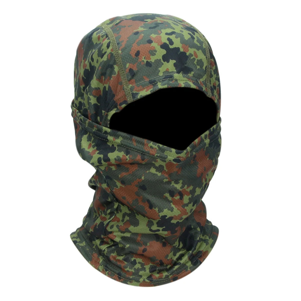 Camouflage Balaclava Cap Outdoor Sunscreen Breathable Full Face Mask Bicycle Motorcycle Helmet Inner Cap Men Women Cycling Mask - Beyond Base Camp