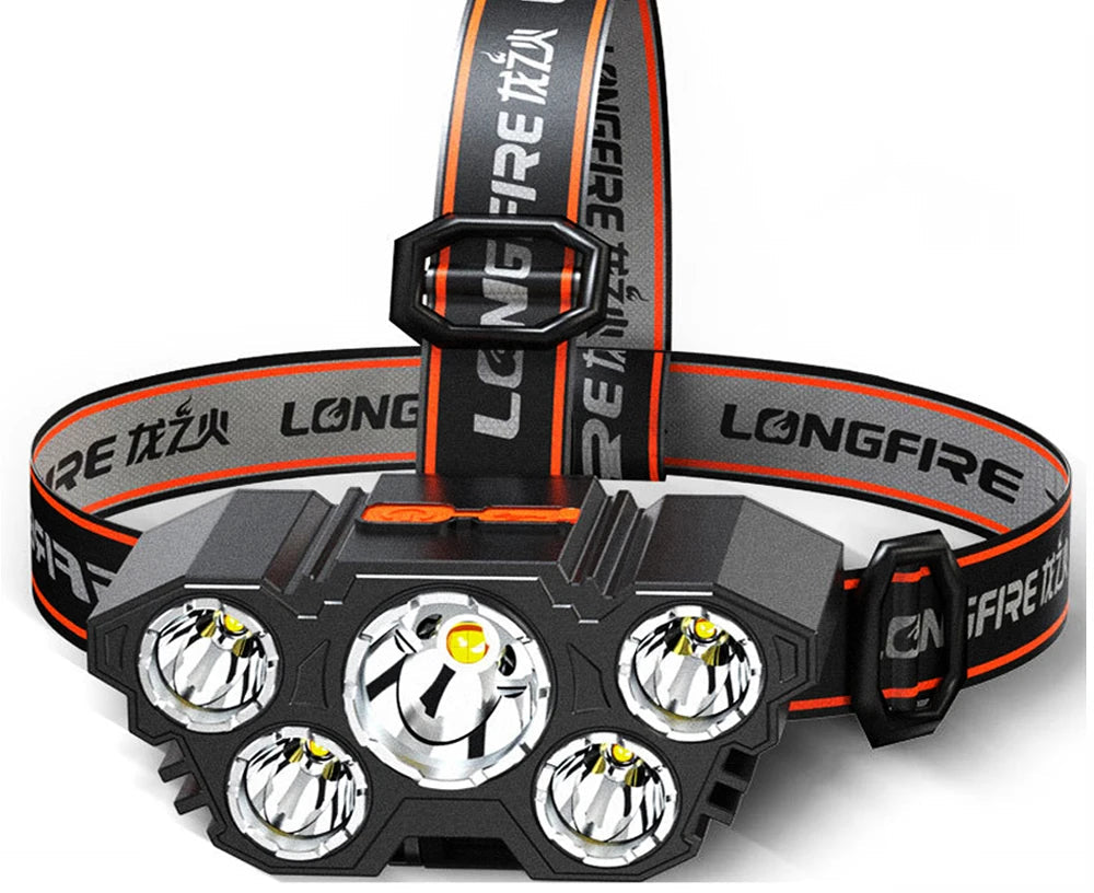 1200 lumenes led fejlámpa