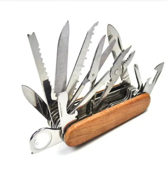 17 in 1 Multi tool Pocket Knife Portable Folding knife Stainless Steel Pocket Camping Pliers Knife Multifunctional Folding Knife - Beyond Base Camp