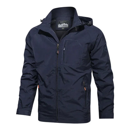 Men Waterproof Camping Tactical Jacket Fishing Hiking Outdoor Raincoat Windbreaker Breathable Hunting Tactical Jacket - Beyond Base Camp