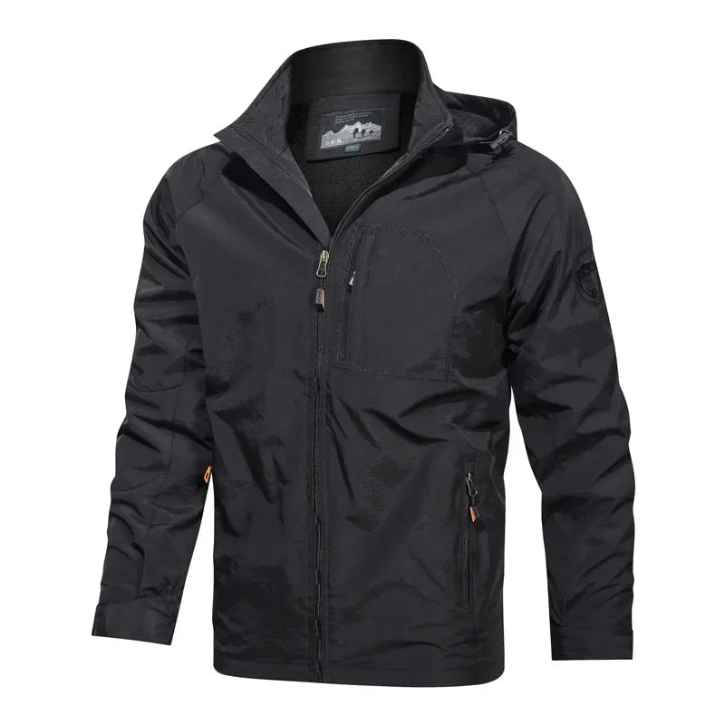 Men Waterproof Camping Tactical Jacket Fishing Hiking Outdoor Raincoat Windbreaker Breathable Hunting Tactical Jacket - Beyond Base Camp