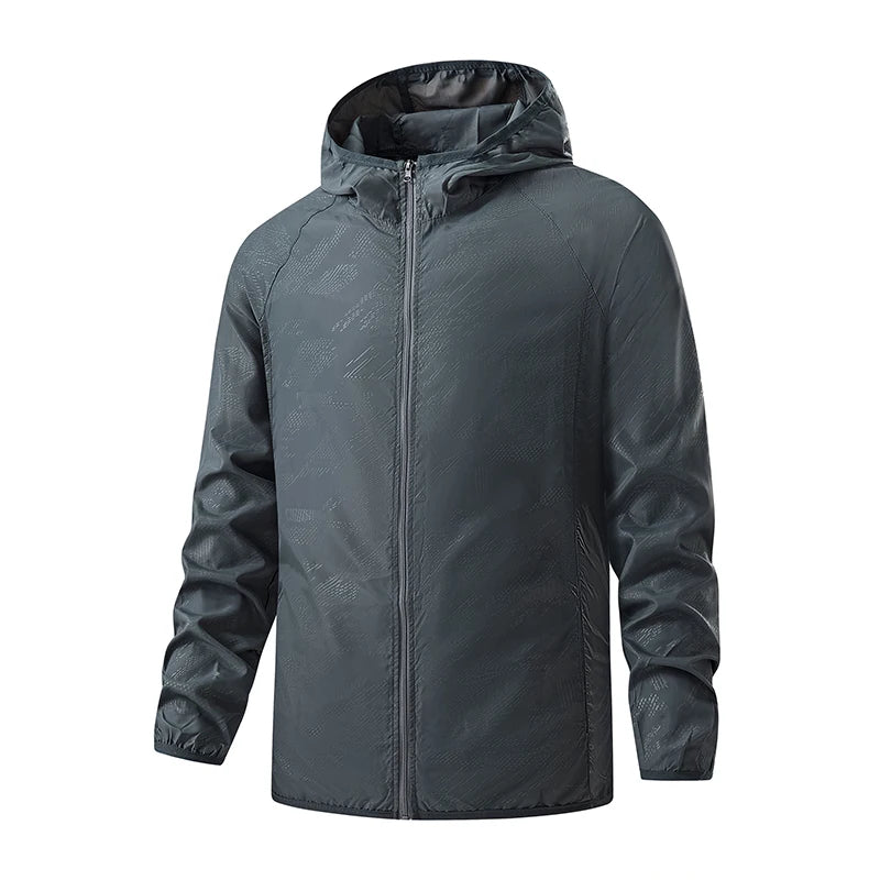 LNGXO Waterproof Hiking Jackets for Men and Women Sun Protection Windbreaker Camping Climbing Rain Coat Unisex Portable Clothes - Beyond Base Camp