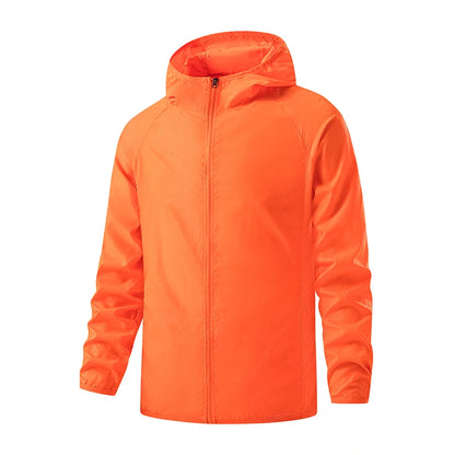 LNGXO Waterproof Hiking Jackets for Men and Women Sun Protection Windbreaker Camping Climbing Rain Coat Unisex Portable Clothes - Beyond Base Camp
