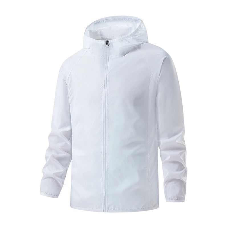 LNGXO Waterproof Hiking Jackets for Men and Women Sun Protection Windbreaker Camping Climbing Rain Coat Unisex Portable Clothes - Beyond Base Camp