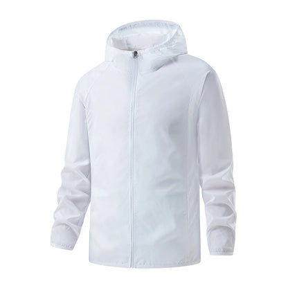 LNGXO Waterproof Hiking Jackets for Men and Women Sun Protection Windbreaker Camping Climbing Rain Coat Unisex Portable Clothes - Beyond Base Camp