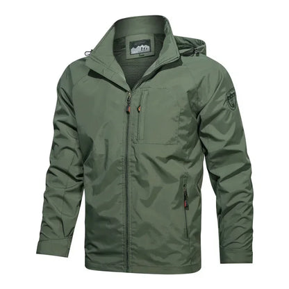 Men Waterproof Camping Tactical Jacket Fishing Hiking Outdoor Raincoat Windbreaker Breathable Hunting Tactical Jacket - Beyond Base Camp