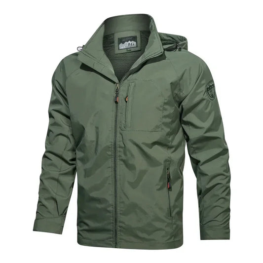 Men Waterproof Camping Tactical Jacket Fishing Hiking Outdoor Raincoat Windbreaker Breathable Hunting Tactical Jacket - Beyond Base Camp