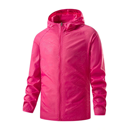 LNGXO Waterproof Hiking Jackets for Men and Women Sun Protection Windbreaker Camping Climbing Rain Coat Unisex Portable Clothes - Beyond Base Camp