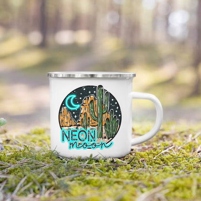 Charming Enamel Mug with Cool Design - Beyond Base Camp