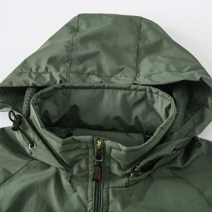 Men Waterproof Camping Tactical Jacket Fishing Hiking Outdoor Raincoat Windbreaker Breathable Hunting Tactical Jacket - Beyond Base Camp